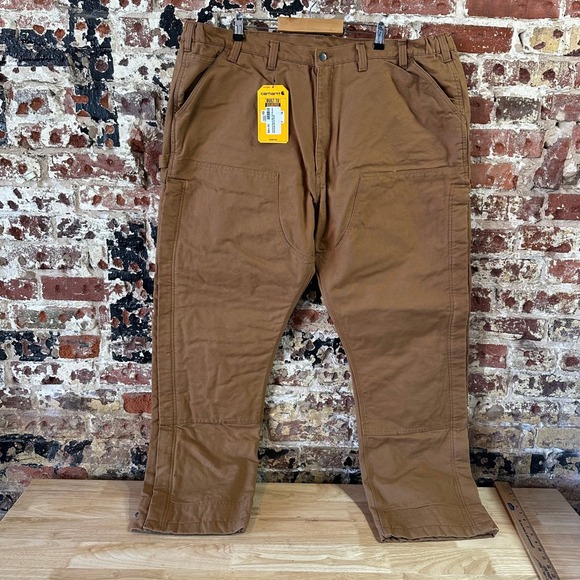 Carhartt Washed Duck Insulated Pant Extreme Warmth Loose Fit Size 2XL Tall NWT